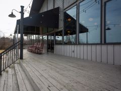 Lighthouse Knoxville - The Main Event outdoor deck (located pond side).